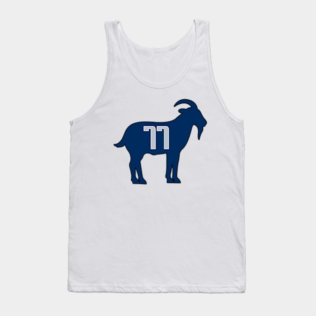 Luka Doncic Goat #77 Tank Top by TextTees